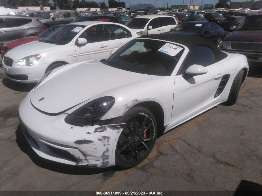 2017 PORSCHE 718 BOXSTER - WP0CA2A87HS221766