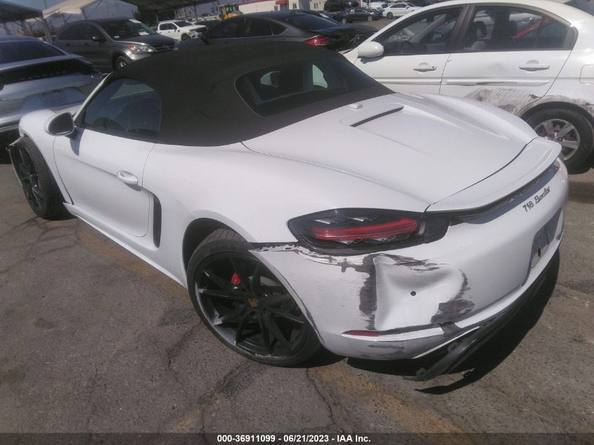 2017 PORSCHE 718 BOXSTER - WP0CA2A87HS221766