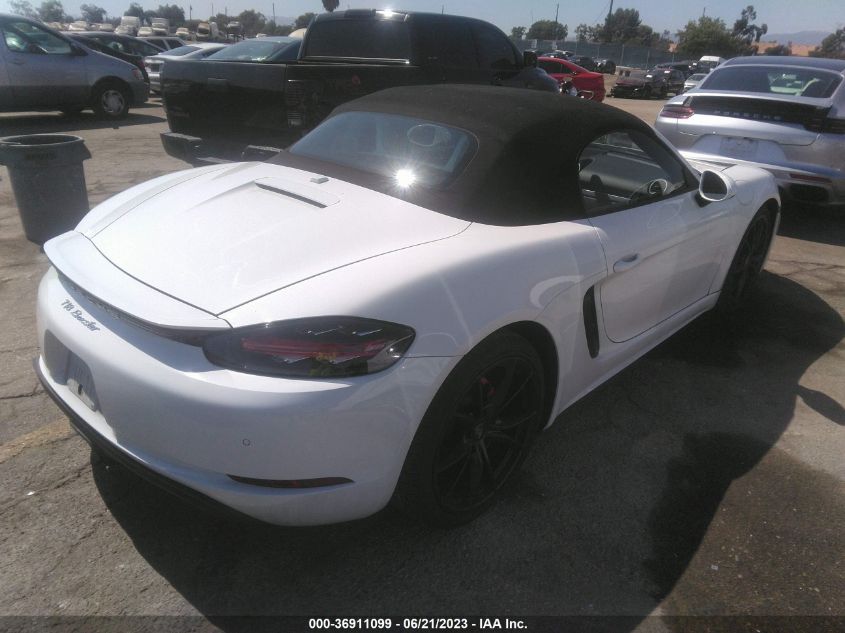 2017 PORSCHE 718 BOXSTER - WP0CA2A87HS221766