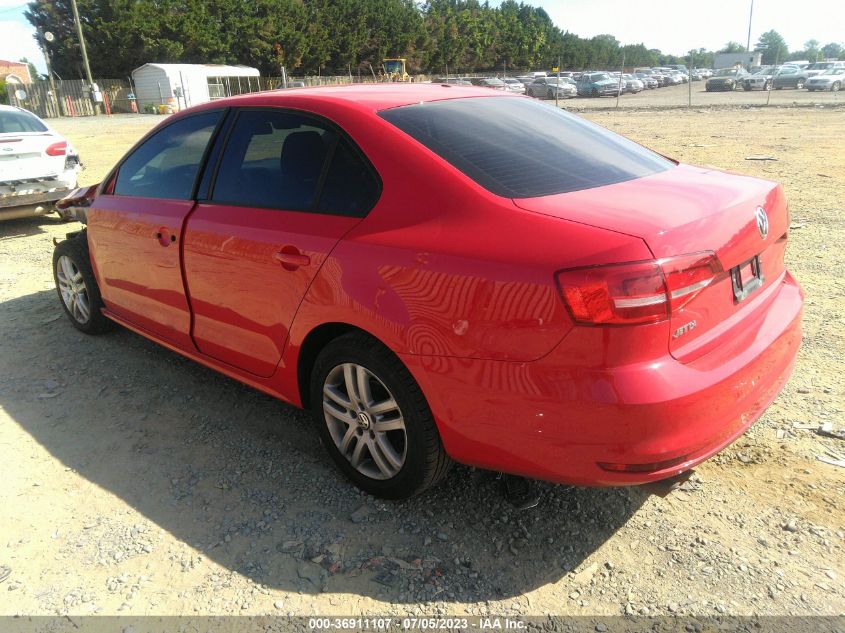 2015 VOLKSWAGEN JETTA SEDAN 2.0L S - 3VW2K7AJ1FM252653