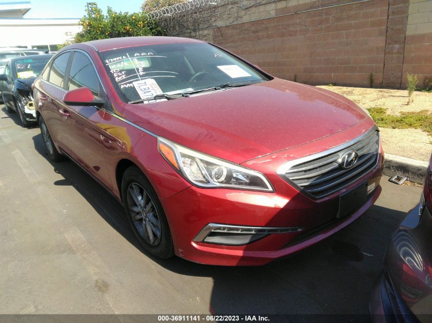 2015 HYUNDAI SONATA SE - 5NPE24AF8FH137175