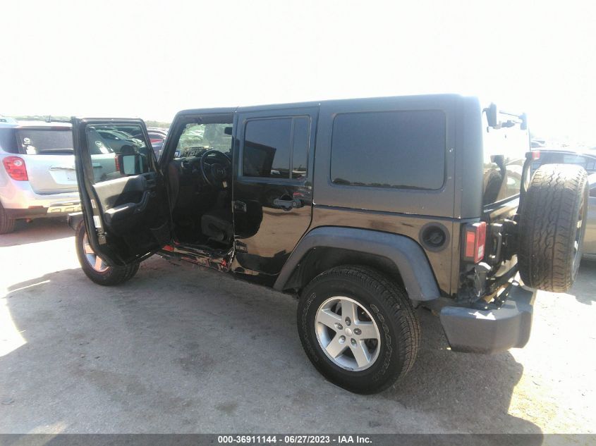 2014 JEEP WRANGLER UNLIMITED SPORT - 1C4BJWDG1EL282901