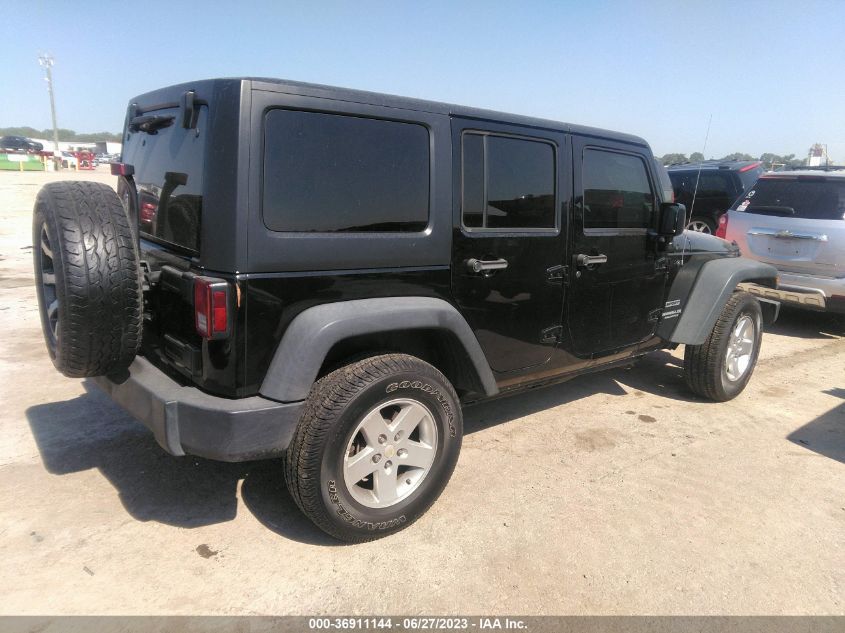 2014 JEEP WRANGLER UNLIMITED SPORT - 1C4BJWDG1EL282901