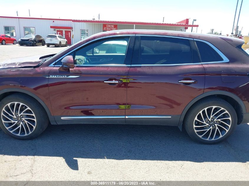 2019 LINCOLN NAUTILUS RESERVE 2LMPJ6L91KBL12452