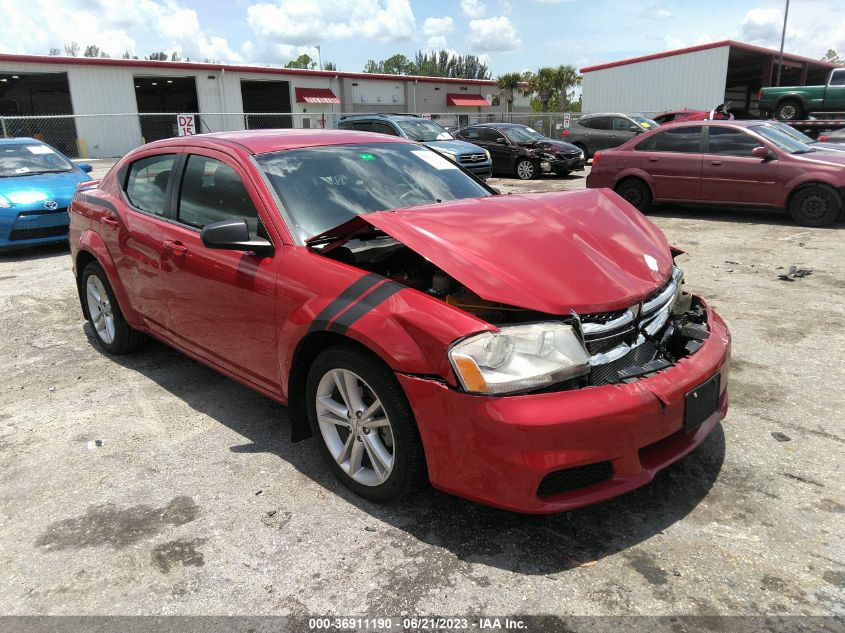 2013 DODGE AVENGER SE V6 - 1C3CDZAG3DN531501
