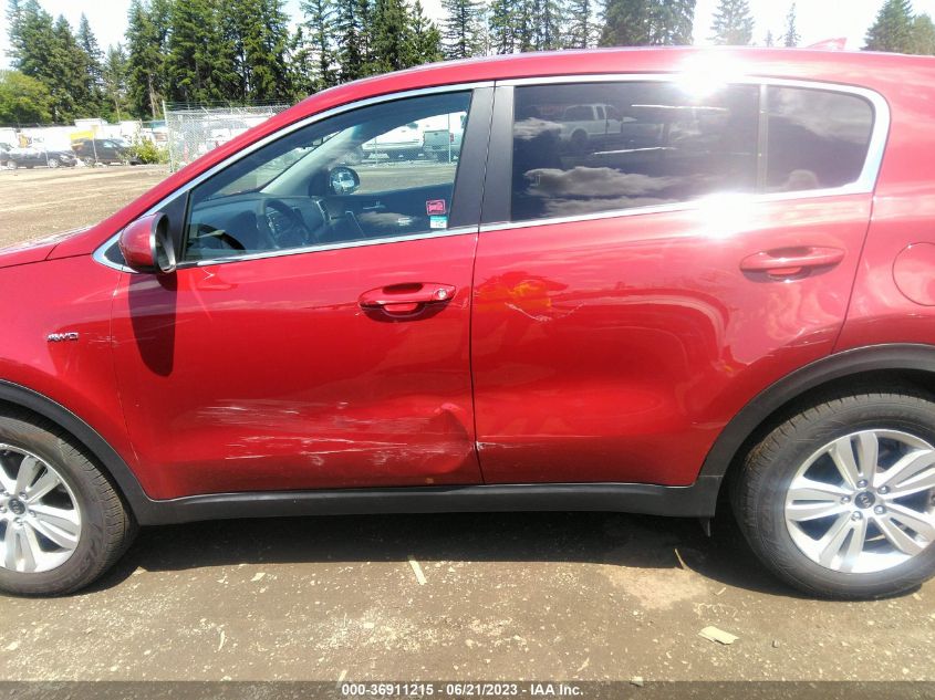 2018 KIA SPORTAGE LX - KNDPMCAC9J7326854