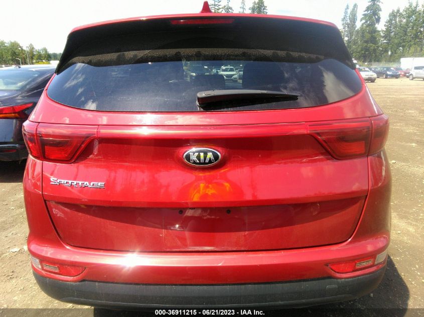 2018 KIA SPORTAGE LX - KNDPMCAC9J7326854