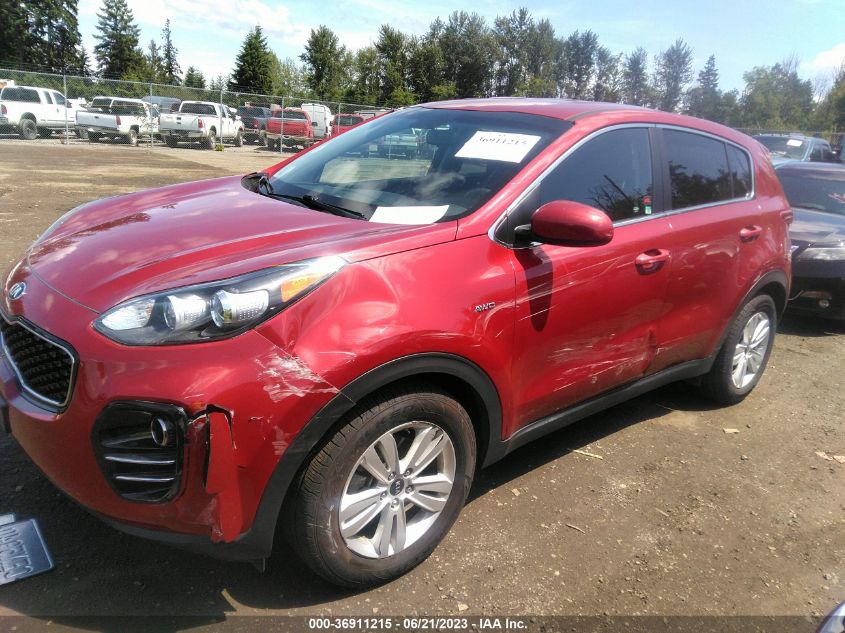 2018 KIA SPORTAGE LX - KNDPMCAC9J7326854