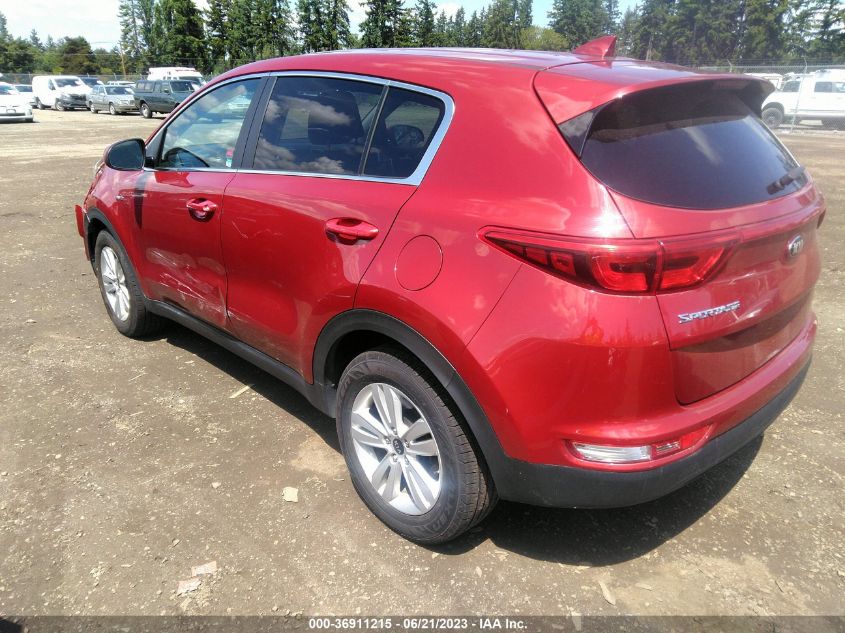 2018 KIA SPORTAGE LX - KNDPMCAC9J7326854