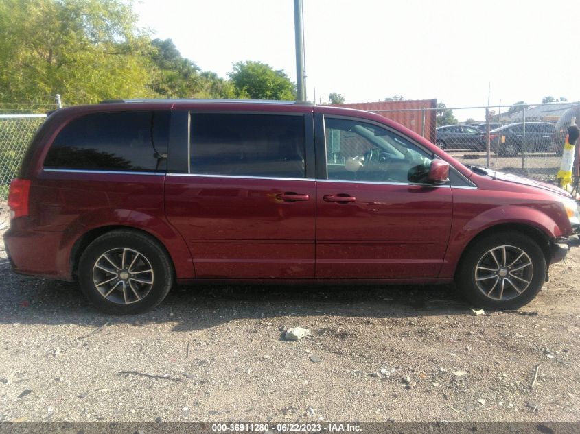 2017 DODGE GRAND CARAVAN SXT - 2C4RDGCG5HR616842