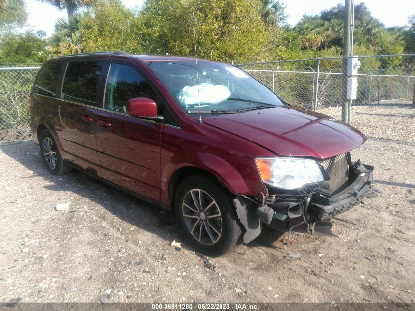 2017 DODGE GRAND CARAVAN SXT - 2C4RDGCG5HR616842