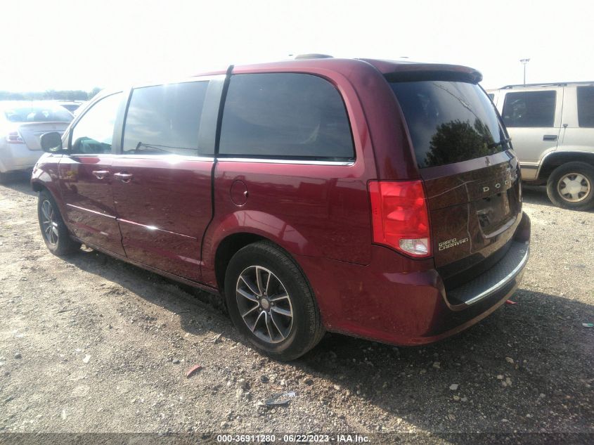 2017 DODGE GRAND CARAVAN SXT - 2C4RDGCG5HR616842