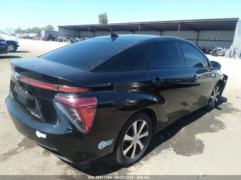 2016 TOYOTA MIRAI JTDBVRBD3GA000996