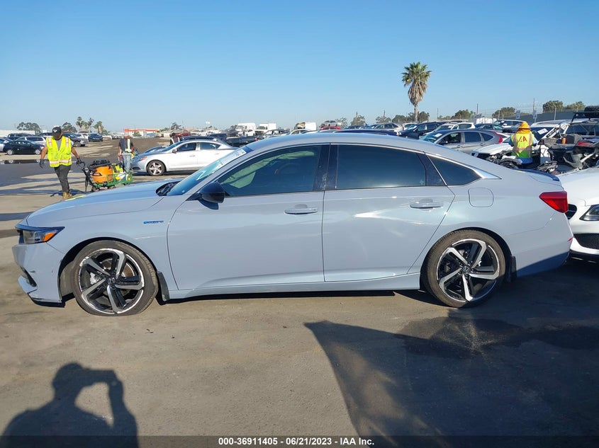 VIN 1HGCV3F20NA033141 2022 HONDA ACCORD HYBRID SPORT
