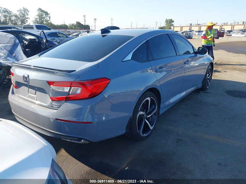 VIN 1HGCV3F20NA033141 2022 HONDA ACCORD HYBRID SPORT