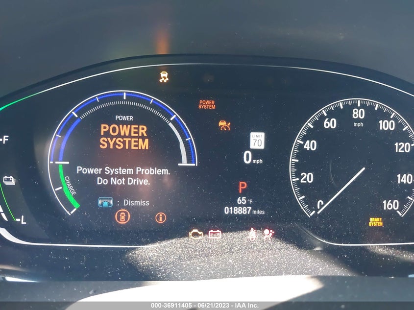 VIN 1HGCV3F20NA033141 2022 HONDA ACCORD HYBRID SPORT