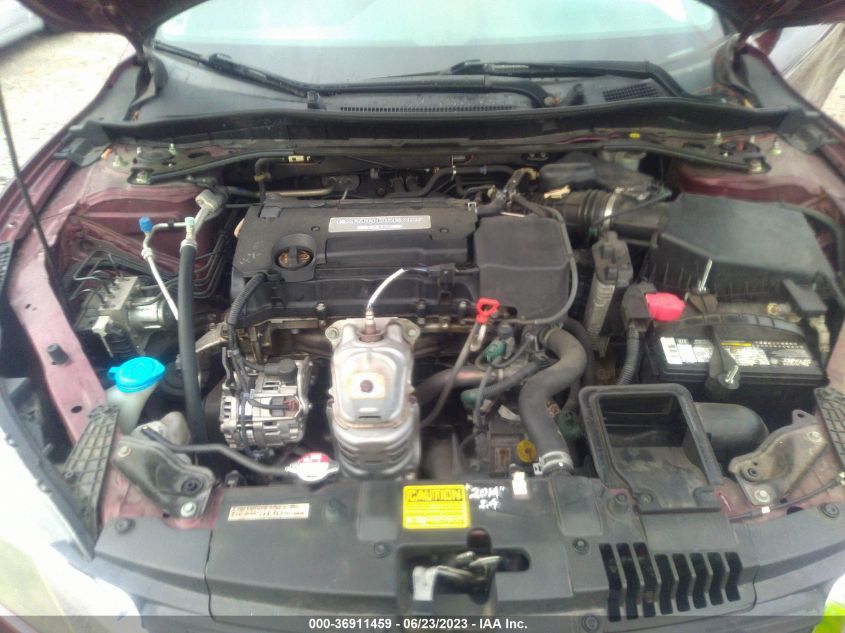 2014 HONDA ACCORD SEDAN SPORT - 1HGCR2F52EA079322