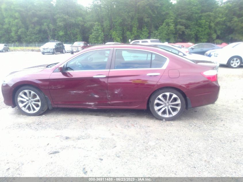 2014 HONDA ACCORD SEDAN SPORT - 1HGCR2F52EA079322