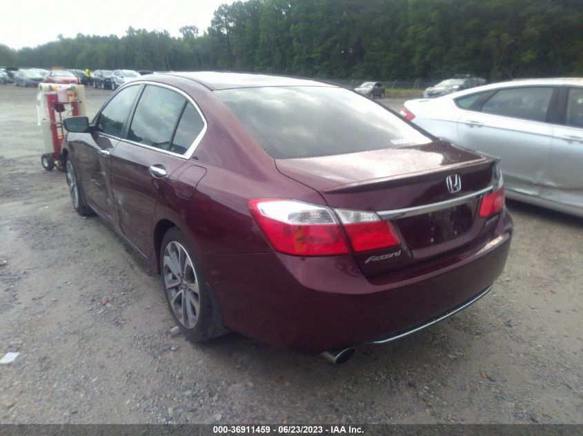 2014 HONDA ACCORD SEDAN SPORT - 1HGCR2F52EA079322