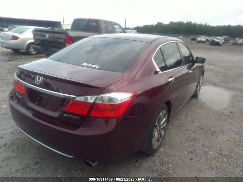 2014 HONDA ACCORD SEDAN SPORT - 1HGCR2F52EA079322