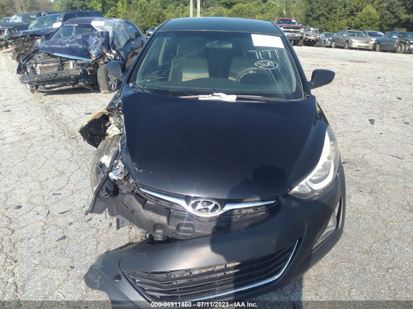 2016 HYUNDAI ELANTRA SE - 5NPDH4AE6GH725062