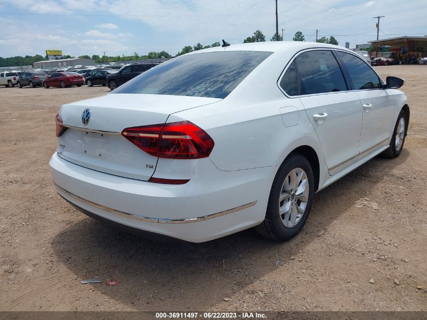 2017 VOLKSWAGEN PASSAT 1.8T S - 1VWAT7A34HC006842