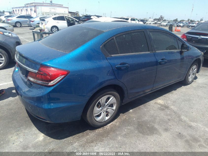 2013 HONDA CIVIC SDN LX - 19XFB2F51DE289759