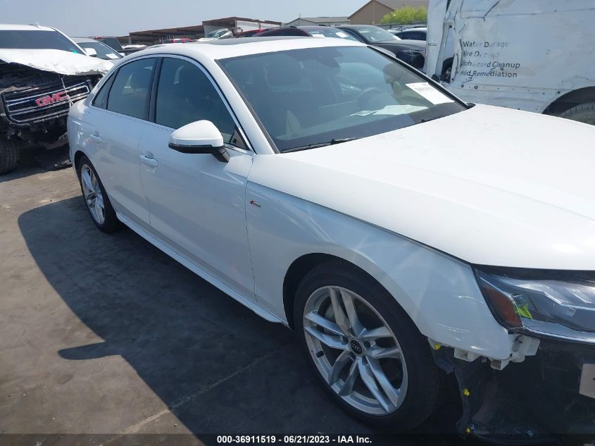 2023 AUDI A4 SEDAN S LINE PREMIUM PLUS - WAUEAAF45PN006308