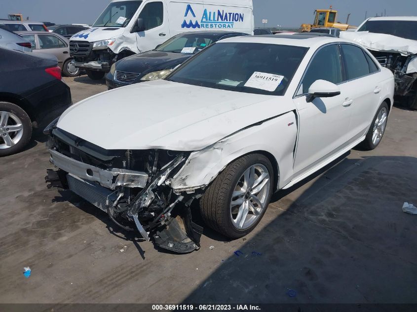 2023 AUDI A4 SEDAN S LINE PREMIUM PLUS - WAUEAAF45PN006308