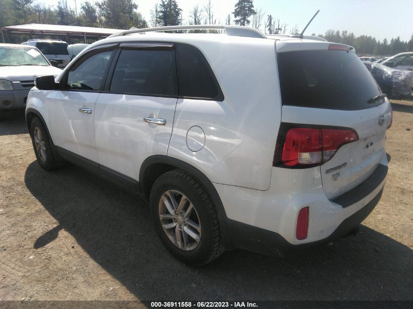 2015 KIA SORENTO LX - 5XYKT3A61FG587025