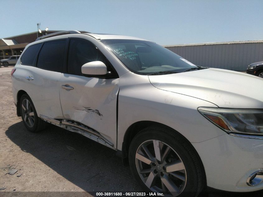 2014 NISSAN PATHFINDER PLATINUM - 5N1AR2MN6EC732338