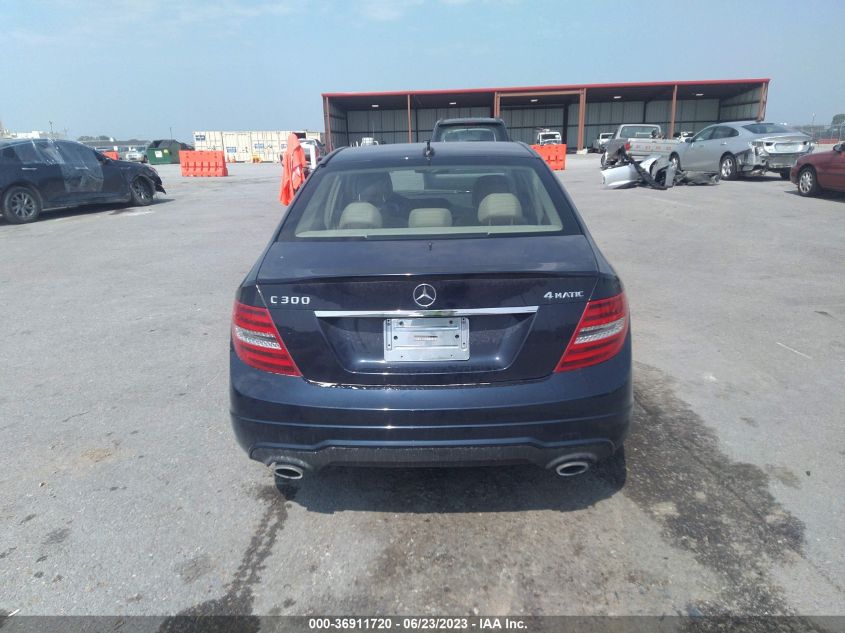 2013 MERCEDES-BENZ C-CLASS C 300 - WDDGF8AB7DR288716