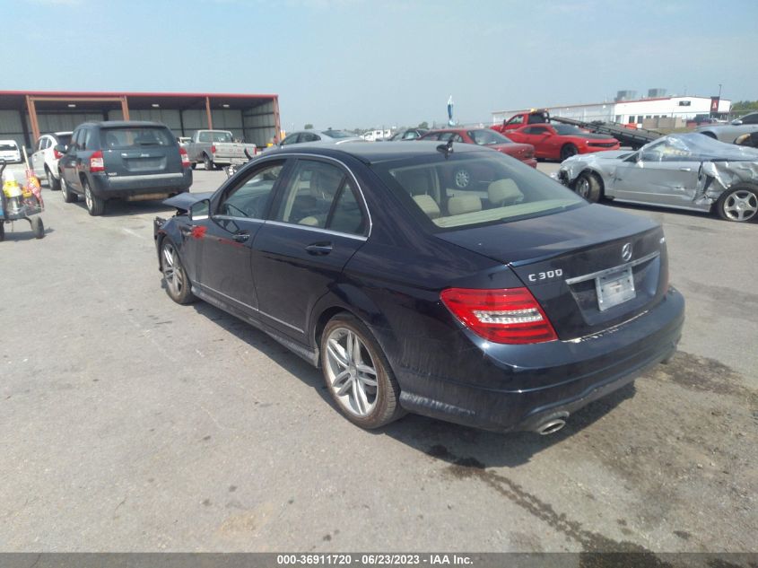 2013 MERCEDES-BENZ C-CLASS C 300 - WDDGF8AB7DR288716