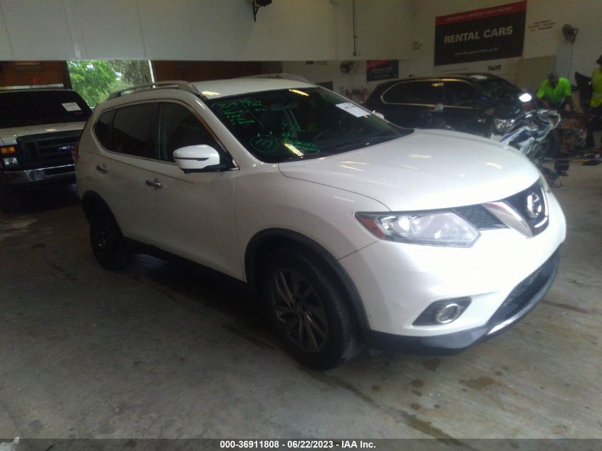 2016 NISSAN ROGUE SL - KNMAT2MT9GP689761