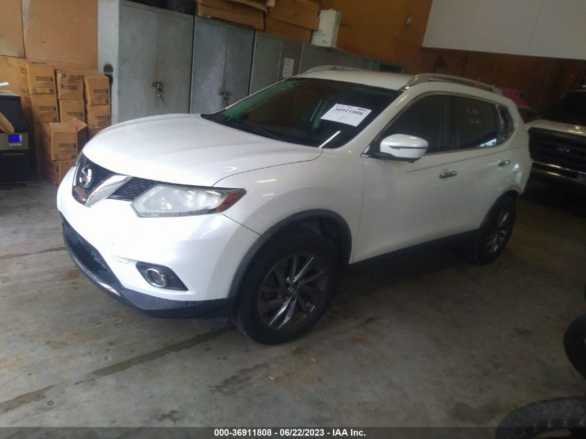 2016 NISSAN ROGUE SL - KNMAT2MT9GP689761