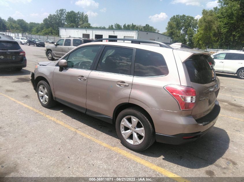 2016 SUBARU FORESTER 2.5I LIMITED - JF2SJAHC9GH405541