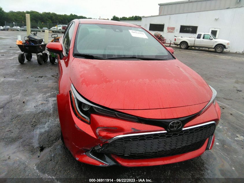 2019 TOYOTA COROLLA HATCHBACK SE/XSE JTNK4RBE6K3021099