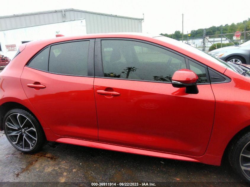 2019 TOYOTA COROLLA HATCHBACK SE/XSE JTNK4RBE6K3021099