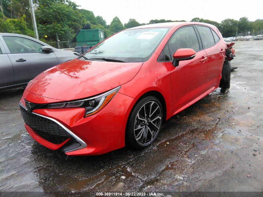 2019 TOYOTA COROLLA HATCHBACK SE/XSE JTNK4RBE6K3021099