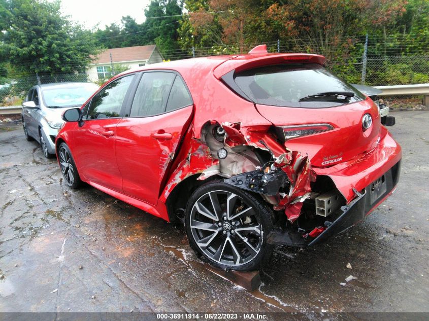 2019 TOYOTA COROLLA HATCHBACK SE/XSE JTNK4RBE6K3021099