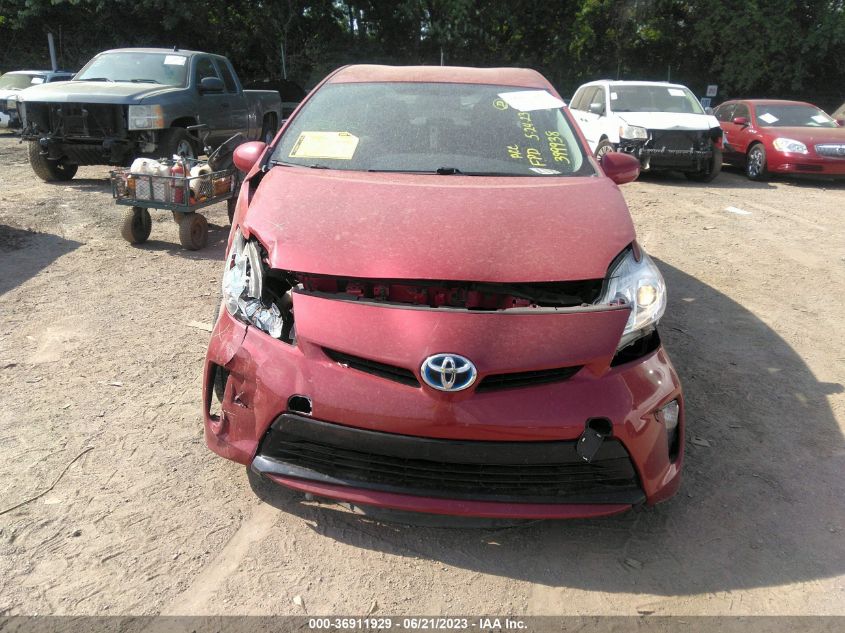 2015 TOYOTA PRIUS - JTDKN3DU1F0399938