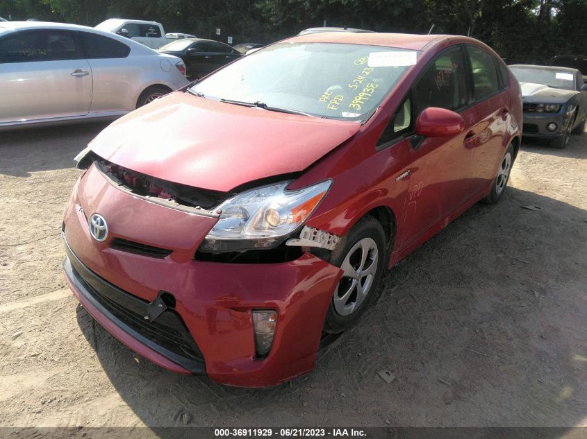 2015 TOYOTA PRIUS - JTDKN3DU1F0399938