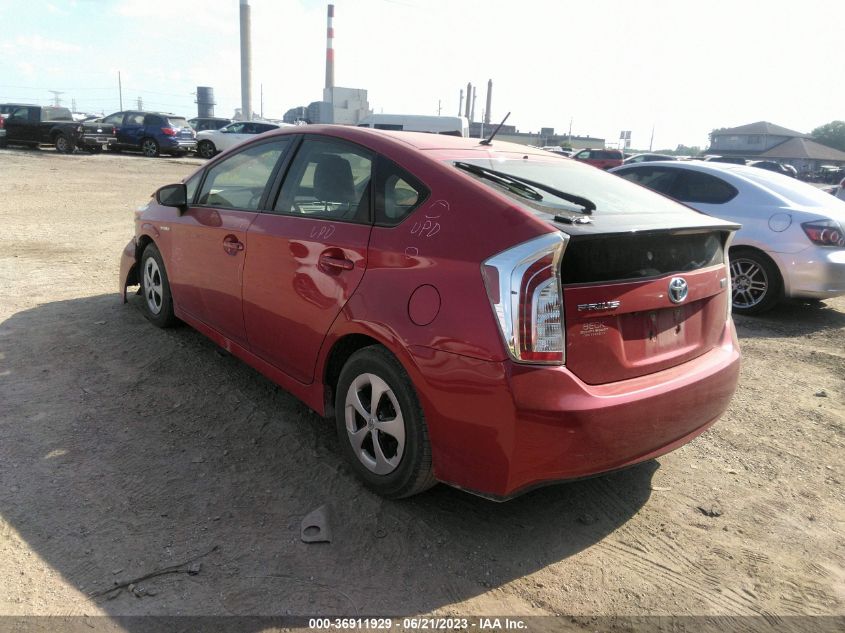 2015 TOYOTA PRIUS - JTDKN3DU1F0399938