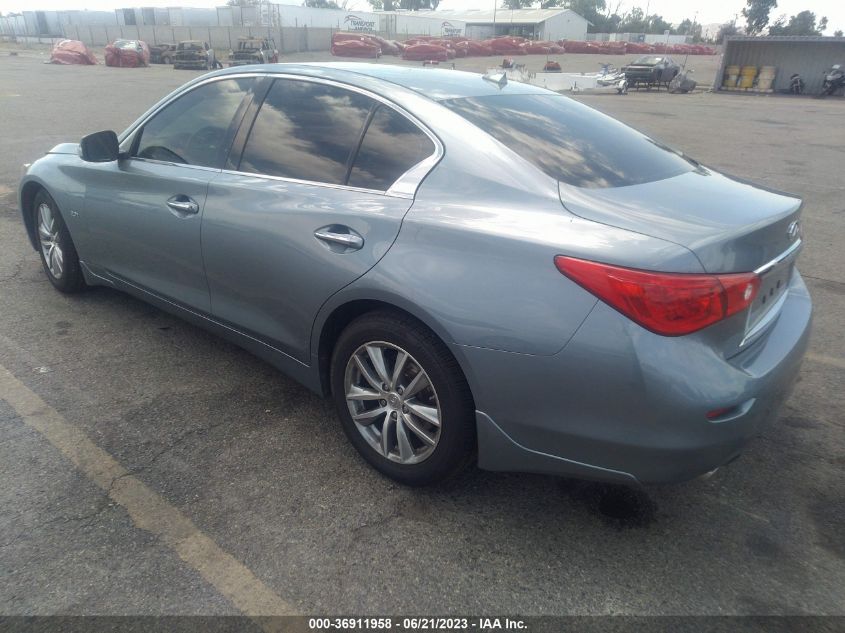 2016 INFINITI Q50 2.0T PREMIUM - JN1CV7AP0GM202149
