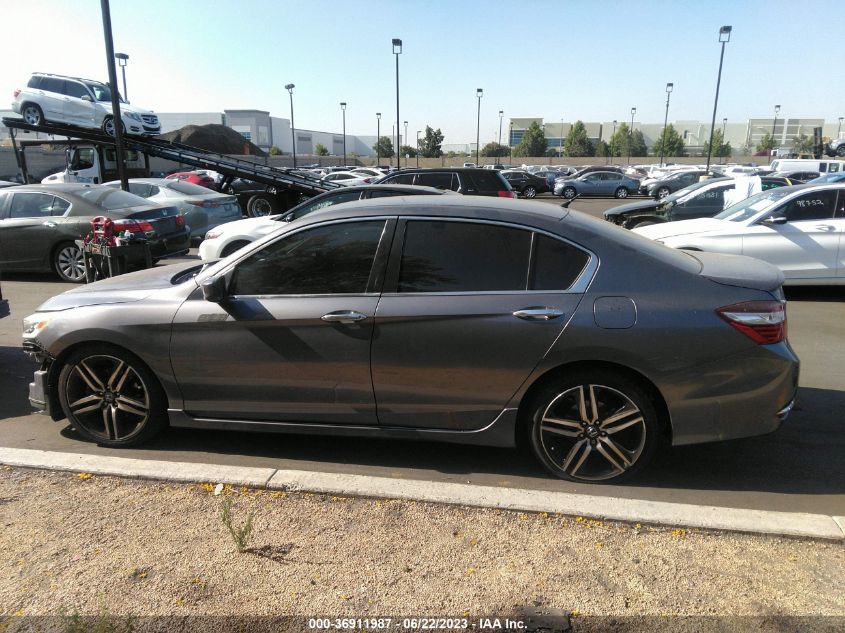 2017 HONDA ACCORD SEDAN SPORT - 1HGCR2F59HA143327