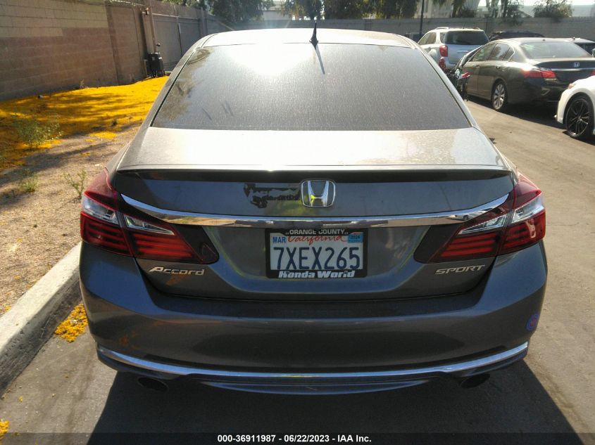 2017 HONDA ACCORD SEDAN SPORT - 1HGCR2F59HA143327