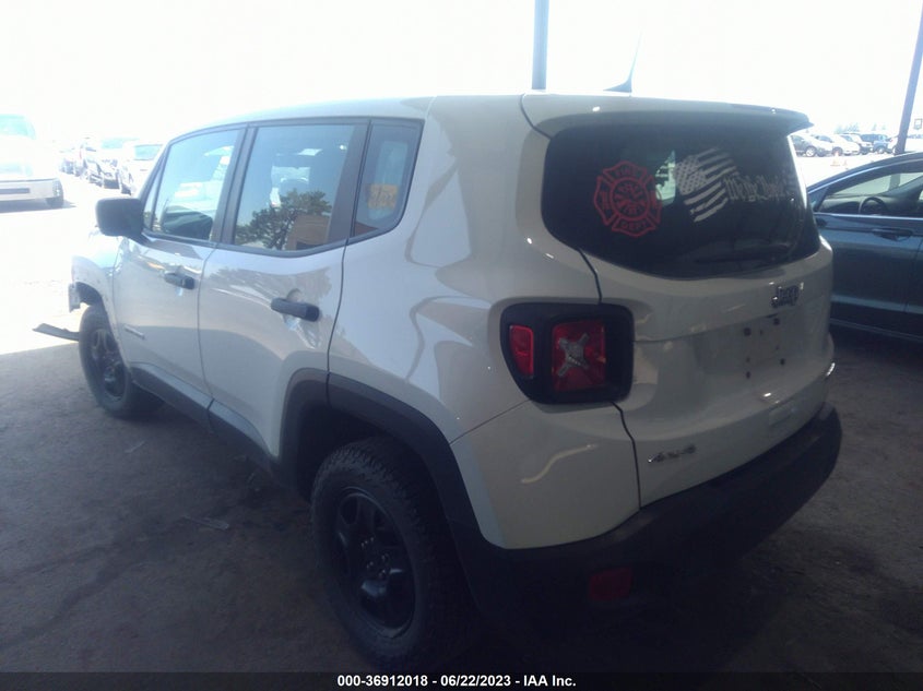 VIN ZACNJBAB9LPL51435 2020 JEEP RENEGADE SPORT