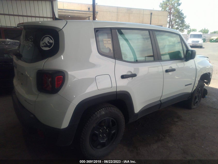 VIN ZACNJBAB9LPL51435 2020 JEEP RENEGADE SPORT