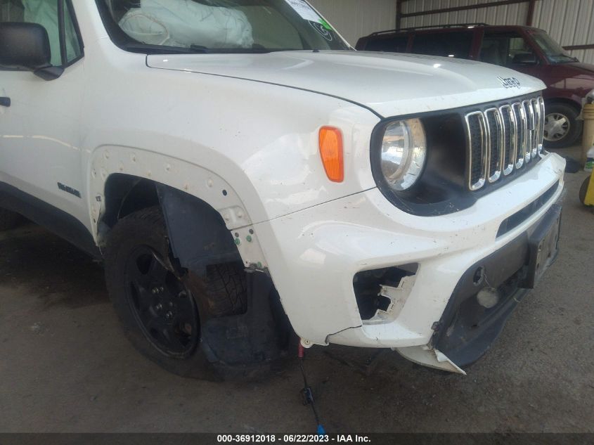 VIN ZACNJBAB9LPL51435 2020 JEEP RENEGADE SPORT