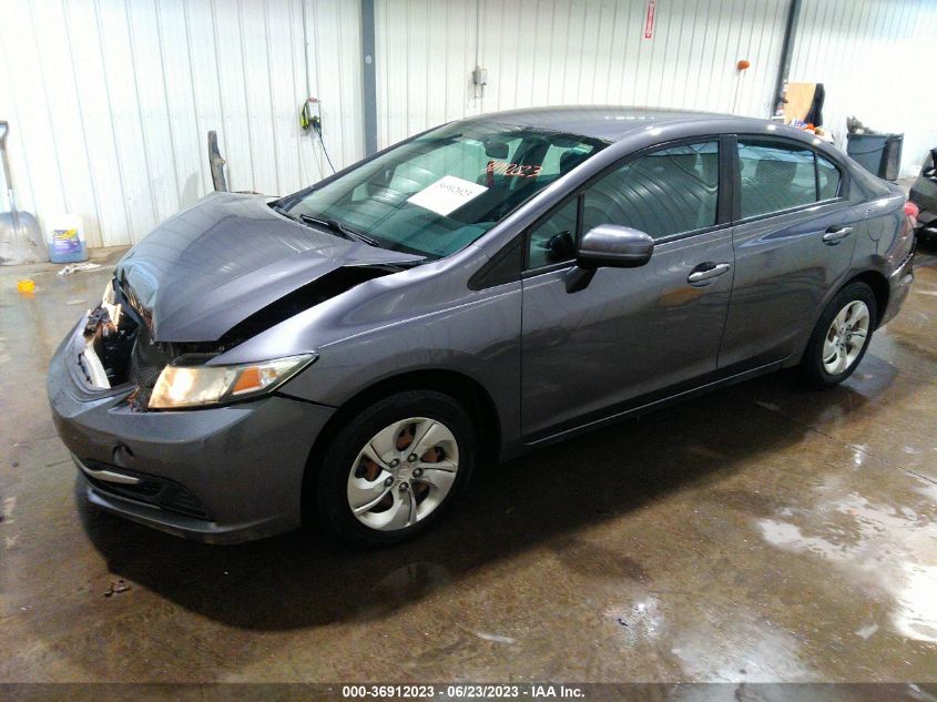 2014 HONDA CIVIC SEDAN LX - 19XFB2F56EE069504